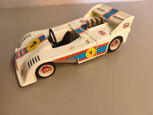 Weißer klicky rennwagen - weißer,