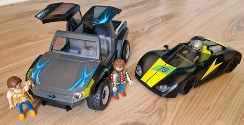 Playmobil rennwagen und - und, pickup