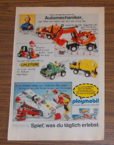 Seltene werbung playmobil - werbung,